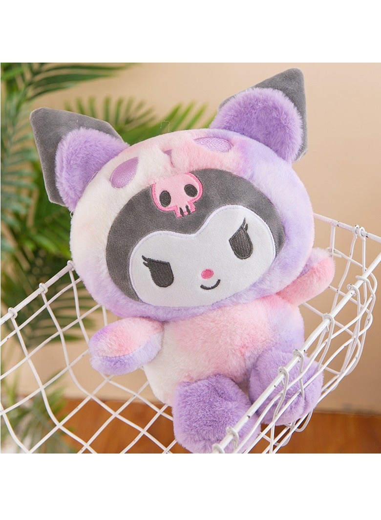 kuromi New Cartoon Melody Kuromi Series Cute Plush Doll Stuffed Children Toys Birthday Gifts 23*12*10cm - Image 3