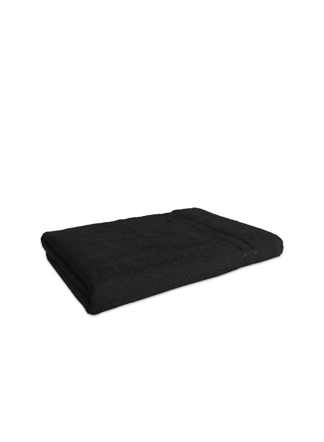 Welspun 100% Cotton Quick Dry Bath Towel | High Absorbency Super Soft, Fast Drying Towels for Bath | 380 GSM Large Size 1 Piece Bath Towel for Men and Women | Sized 70cm X 150cm Black - Image 3