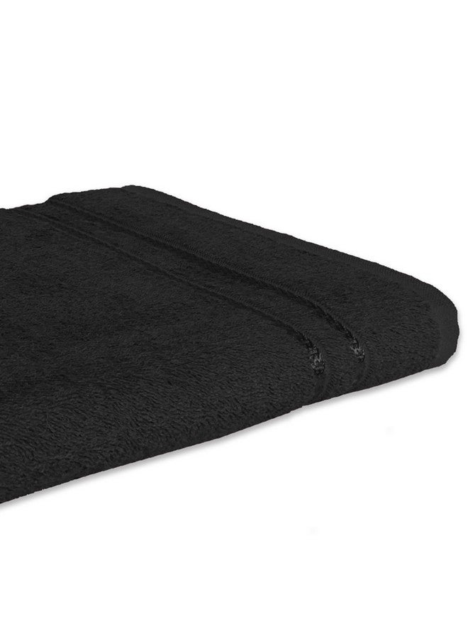 Welspun 100% Cotton Quick Dry Bath Towel | High Absorbency Super Soft, Fast Drying Towels for Bath | 380 GSM Large Size 1 Piece Bath Towel for Men and Women | Sized 70cm X 150cm Black - Image 5