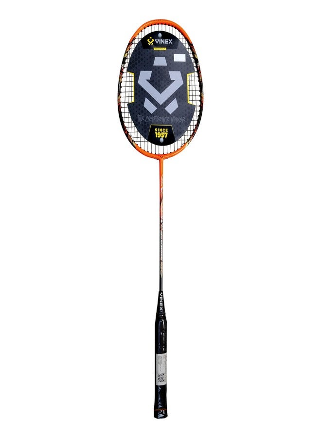 Vinex VTEC 450 Badminton Racket | Lightweight 93g ±5g | Durable Aluminium Head & Fibreglass Shaft | Isometric Frame | Ideal for Beginners & Professional Training | Set of 1 | Without Carry Bag - Image 1