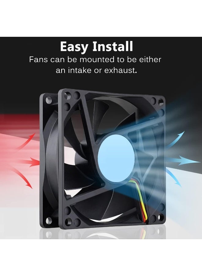 melfi Melfi Silent Brushless Cooling Fan  Ultra-Quiet Fan For Cpu, Gpu, Pc Case, Diy Electronics, Networking And Home Devices | Airflow, Long Lifespan, Multi-Purpose Use (24V, 92X92X25Mm)  - Image 4
