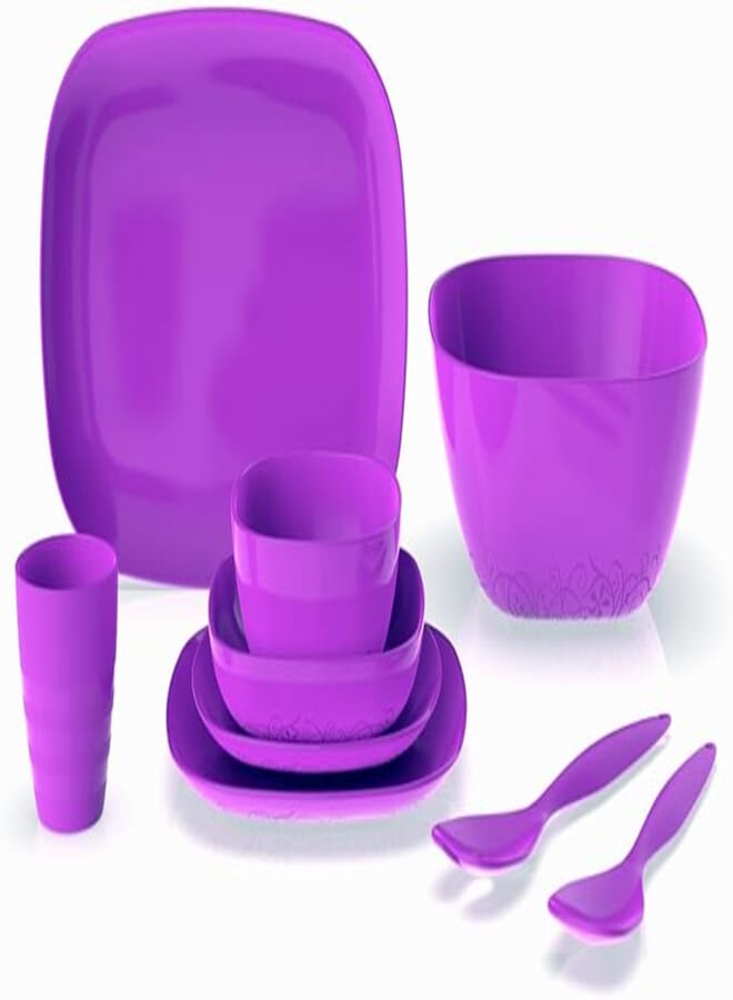 M-Design MODEL Eden Set 24 PCS Purple M-4128