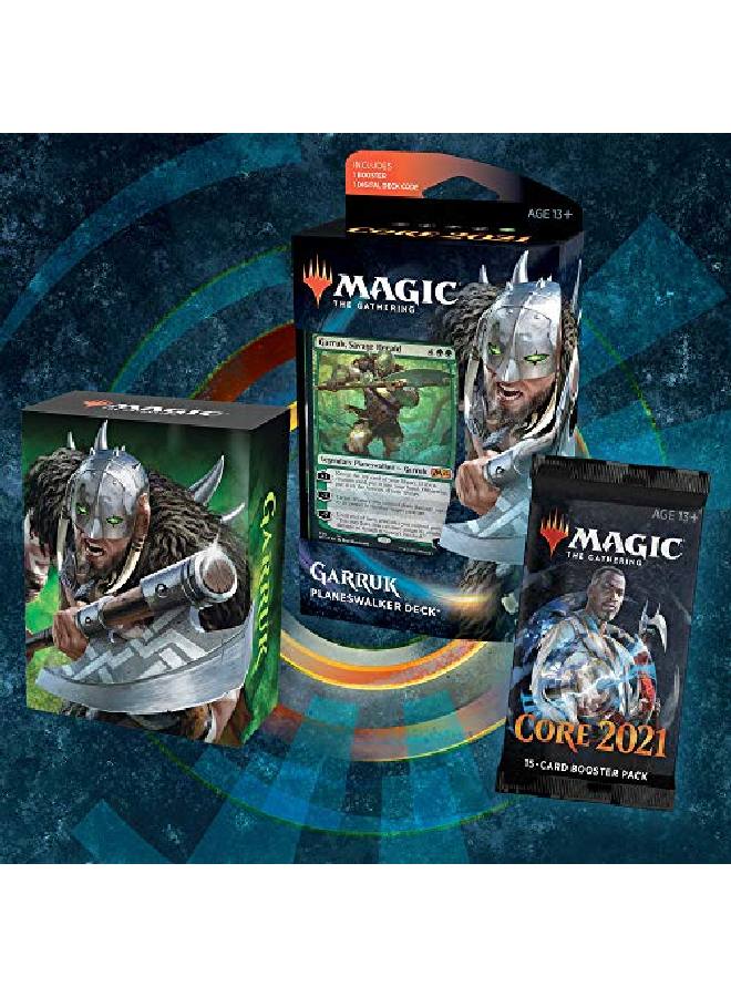 Magic The Gathering Garruk Savage Herald Planeswalker Deck ; Core Set 2021 (M21) ; 60 Card Starter Deck - Image 2