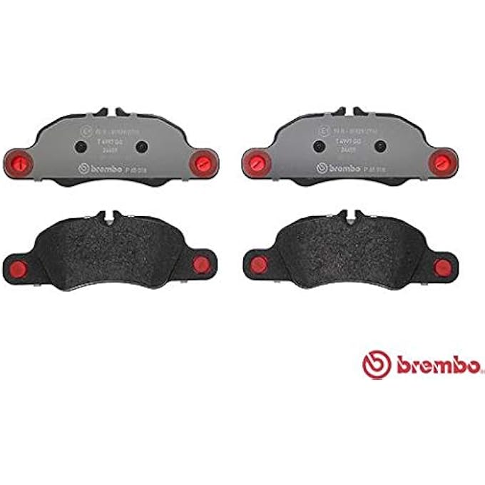 ريحني مجموعة وسادات الفرامل القرصية الأمامية Brembo P65018 مكونة من 4 - Image 3