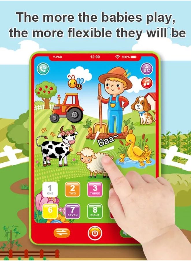 Voice Learning Machine Toy for 3+ Years | Interactive Learning of ABCs, Music, Numbers, and Animal Sounds
