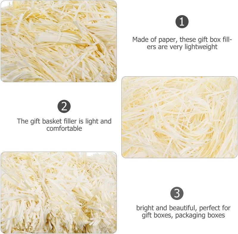 Hohopeti Shredded Paper Filler 500g Pack Packaging Filler Paper Shreds for Boxes Basket Decoration Birthday Party Wrapping Supplies - Image 3