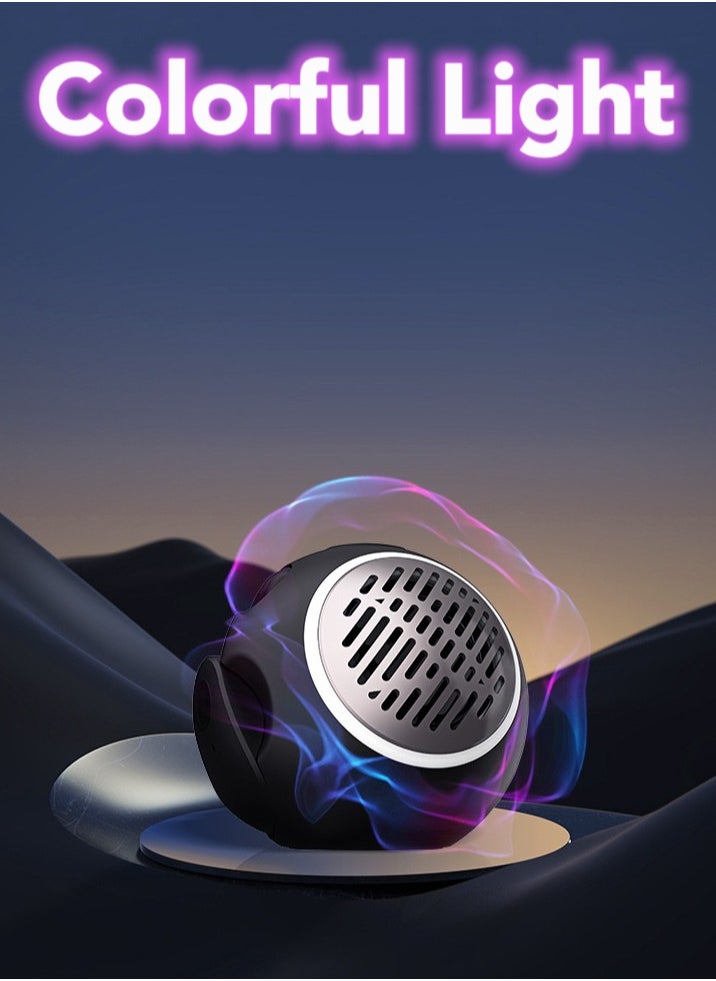 Generic - Open Ear TWS Headphones with Ear hook, Portable Mini Speaker 3D Ball Charging Case Clear Stereo Sound Built-in Mic,Wireless Headset Earbuds Workout Sports Fitness Bluetooth Earphones (Lavender Purple) - Image 1