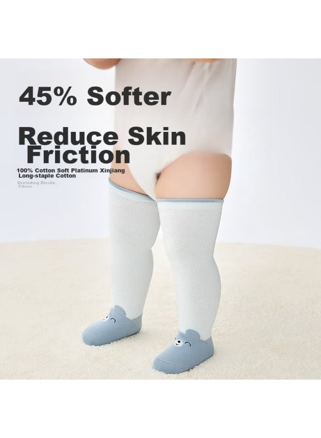 Beibi Baby Socks, Spring And Autumn, 100% Pure Cotton, Newborn Infant Long Socks, Autumn And Winter Style, Non-binding, For 1-2 Years Old - Image 4
