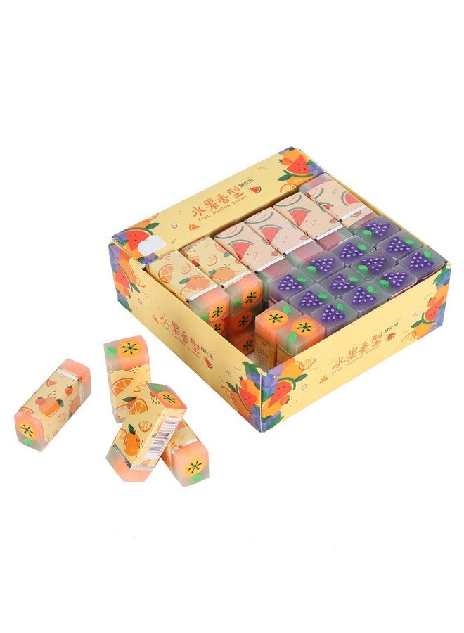 PUSOKEI 36Pcs Cute Pencil Eraser Exquisite Eraser Set With Rubber Material Safe & Eco‑Friendly For Homework Rewards Gift Filling  - Image 2
