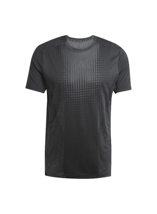 Adidas Airchill Tee Black Training T-Shirts For Men XS - Image 1
