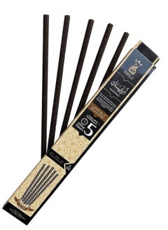 Ansaam Incenses Egyptian Musk, Andalusian Arabesque Oud 5 Hour Burn Time by Nilevibes, Incense Sticks Produce a Wonderful Musk Scent, Used in Yoga Meditation, Therapeutic Aromatherapy for Meditation - Pack of 5 (Egyptian Oud)  - Image 1