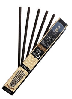 Ansaam Incenses Egyptian Musk, Andalusian Arabesque Oud 5 Hour Burn Time by Nilevibes, Incense Sticks Produce a Wonderful Musk Scent, Used in Yoga Meditation, Therapeutic Aromatherapy for Meditation - Pack of 5 (Egyptian Oud)  - Image 1