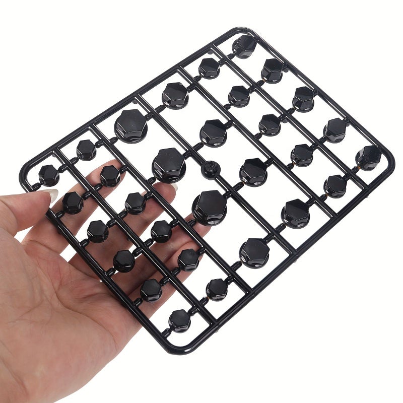 30 Pcs Screw Cap Golden Motorcycle Modification Nut Bolt Covers Decorative Accessories - Image 2