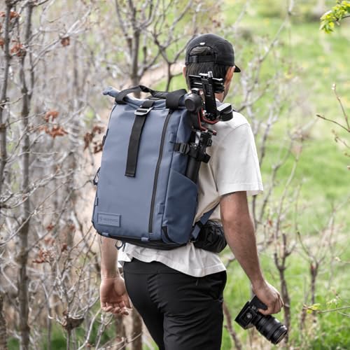 WANDRD PRVKE Rolltop 21L V4 Camera Backpack – Expandable Weatherproof Travel Bag with Laptop Sleeve and Clamshell Opening - Image 3