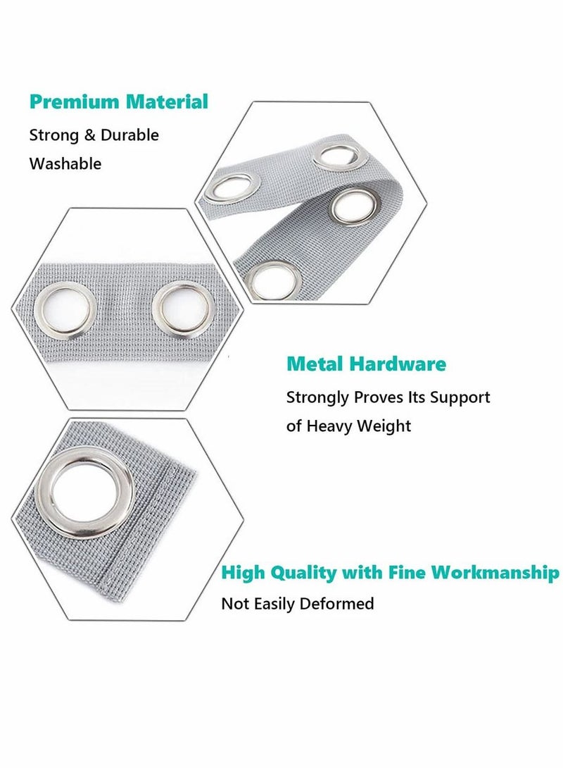 SYOSI Closet Hanger Extender Hooks, Connector, Space Save, Magic Hanger, Extension Connection, Clothing Rack Band Cascading Hanger 4 PCS (Gray) - Image 5