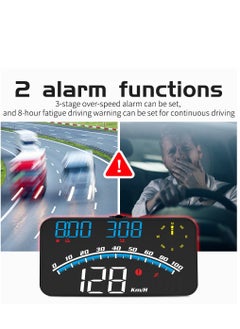 GULFLINK GULFLINK Head up Display GPS Vehicle speed Meter G10-Blue  - Image 5