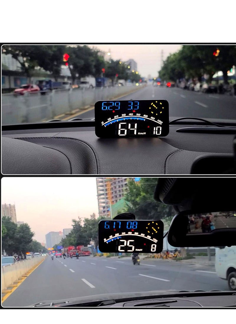 GULFLINK - GULFLINK Head up Display GPS Vehicle speed Meter G10-Blue - Image 1