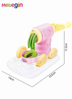 33PCS Kids Noodle Machine Dough Kit, Color Dough Kitchen Creations Set, Fun Safe Playdough Sets, Spaghetti/Pasta/Ice Cream Maker Machine Modelling Clay Mould with Roller/Tableware Set, Creative Play Kitchen Creations Tools - pzsku/ZDE672E23E5B4A183A936Z/45/_/1676550081/d06ff34b-4117-4c91-85ae-178e01791f60