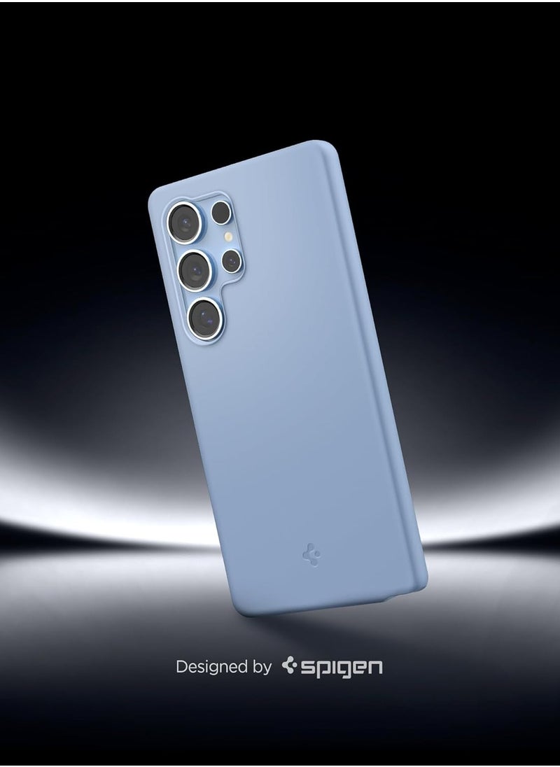 Spigen Silicone Fit MagFit for Samsung Galaxy S25 ULTRA Case Cover [Qi2 Certified / Magnet for Galaxy] (2025) - Sapphire Blue  - Image 4