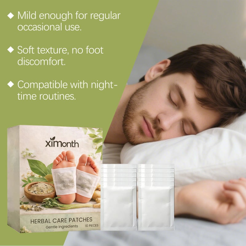 Herbal Foot Care Patches for Soothing Nighttime Sleep and Comfort - Image 4