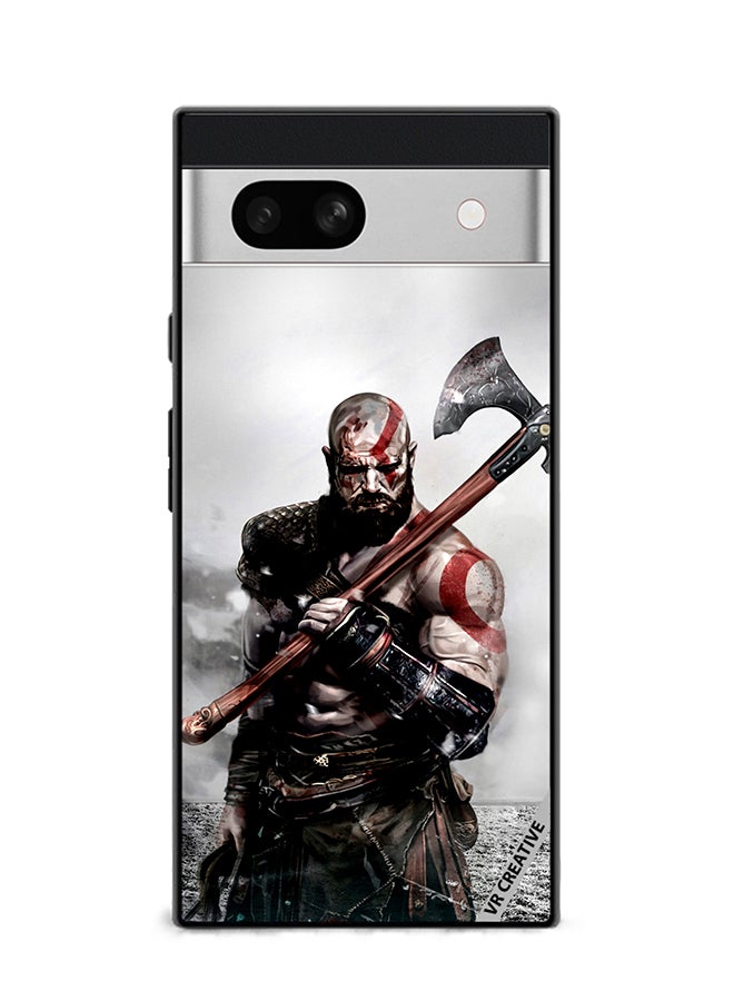 VR CREATIVE Protective Case Cover For Google Pixel 7a God Of War Movie Design Multicolour - Image 1