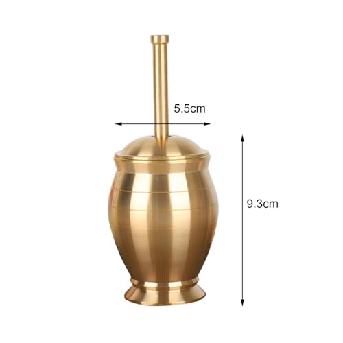 MERISHOPP Mortar and Pestle Set Copper Spice Grinder for Spice Spice Grinding Crushing|Home & Garden|Kitchen Dining & Bar|Kitchen Tools & Gadgets|Mortar & Pestles - Image 2