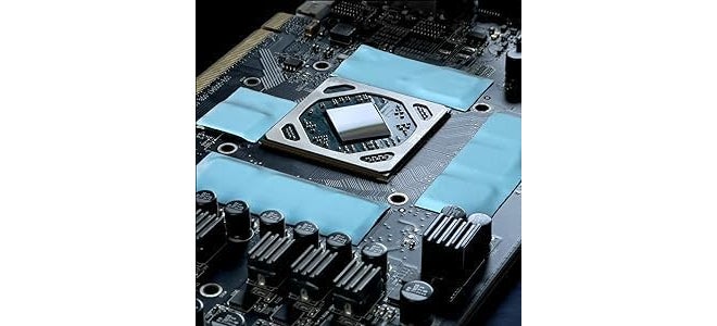 TRUEBOND Graphics Silicone Thermal Pad Heat-Sink (12mmx12mm) Thickness-1.5mm 6.0 W/(m⋅K) Thermal Conductivity, Soft Safe Simple to Apply for SSD CPU GPU LED IC Chipset Cooling - Blue (6) - Image 5