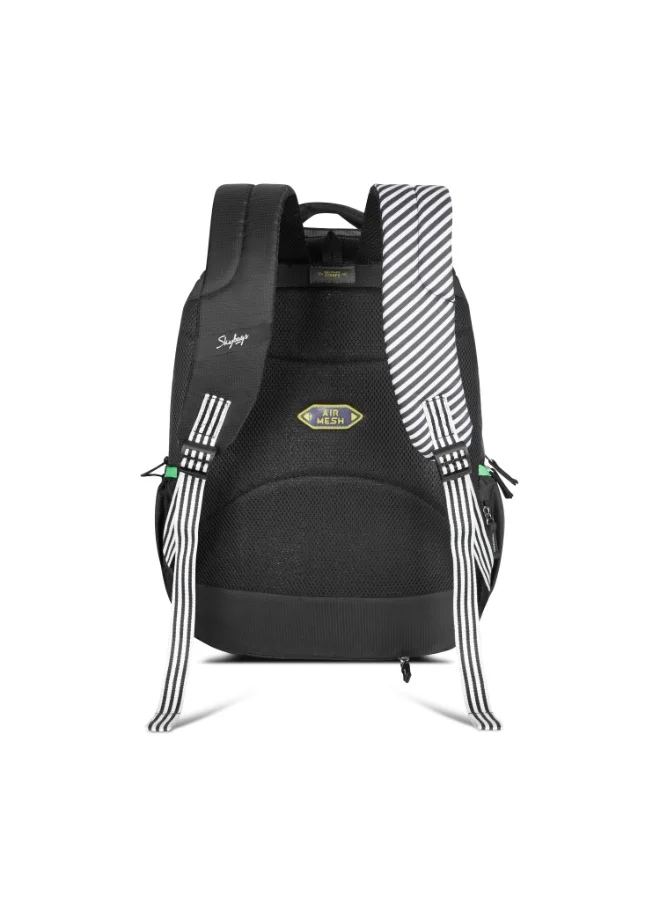 سكاي باجز SKYBAGS KLAN PLUS 01 Unisex Black School Backpack - SK BPKPLS1BLK
