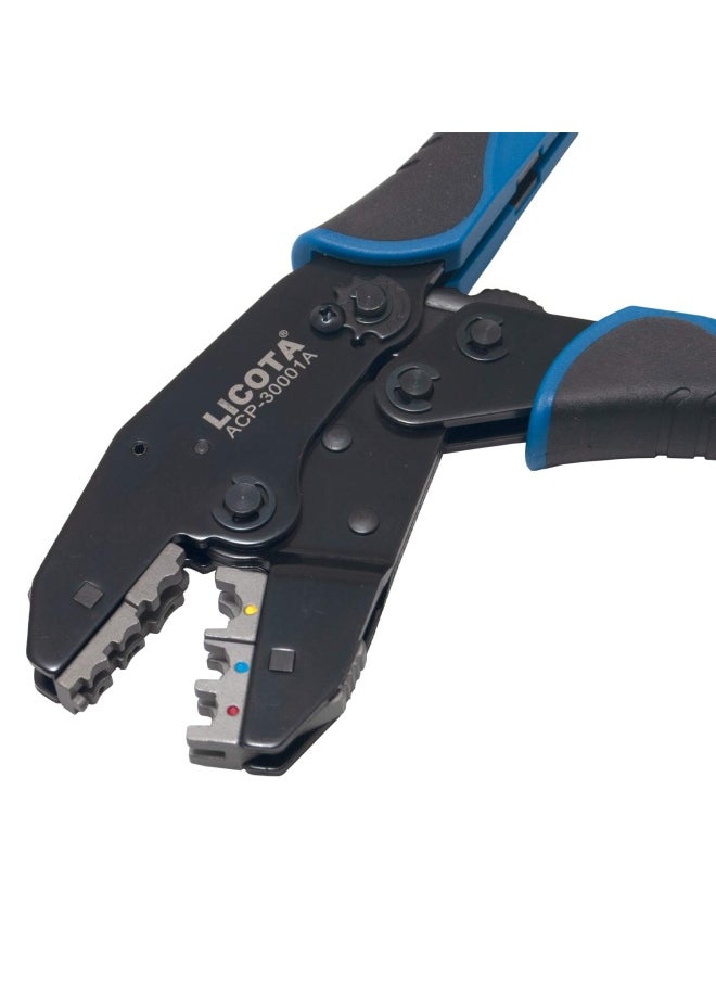 LICOTA Heavy-Duty Ratchet Crimping Tool Blue Black  - Image 2