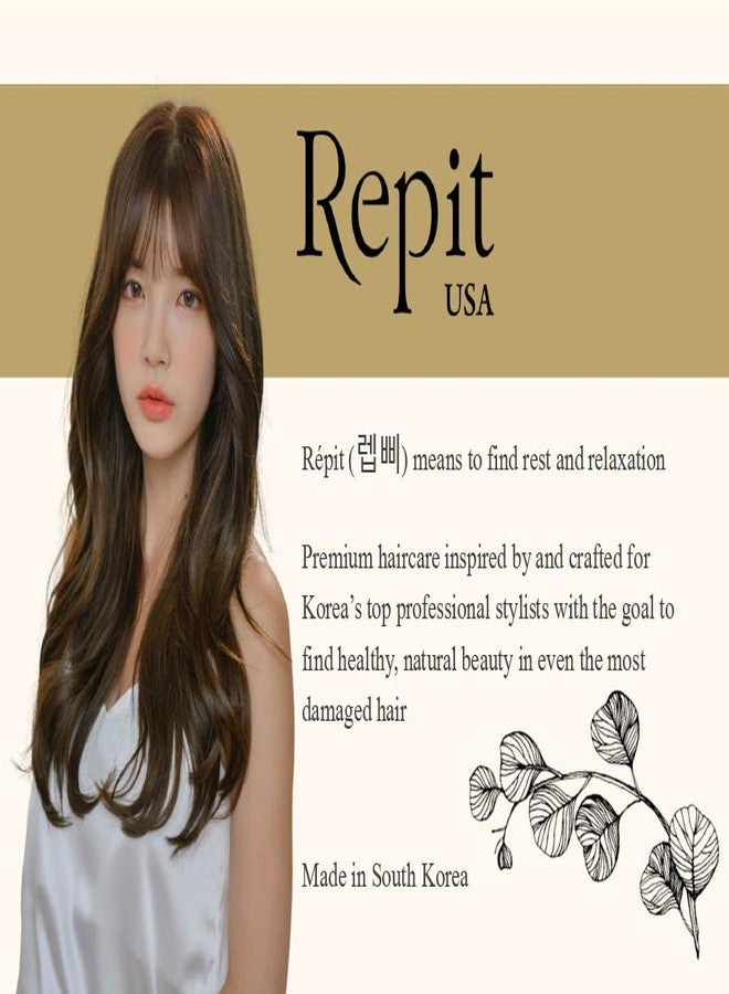 Repit Natural Ion Therapy Pure Shampoo 33.81 fl oz Contains Sacha Inchi, Omega 3.6.9 for All Hair Types, Restore Dry and Damaged Hair - Sulfate, Paraben, Cruelty Free | RepitUSA - Image 3