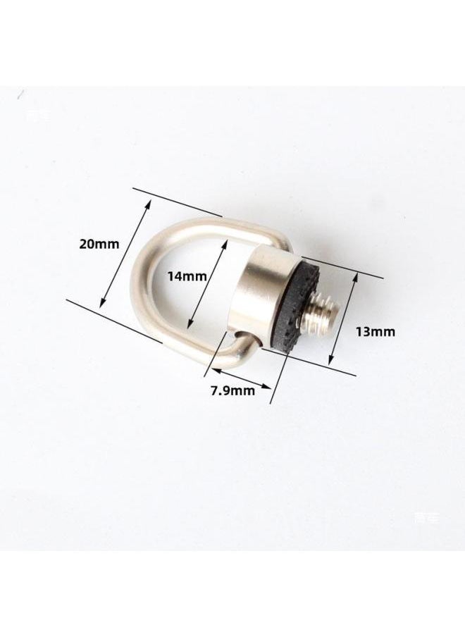 Generic Slr Camera Shoulder Strap Quick Release Buckle Strap Screw Tail Buckle Connector Quick Release Buckle Quick Release Shoulder Strap Quick Buckle-Body Color:Triangle Ring  - Image 4