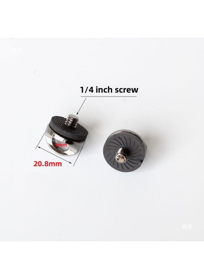 Generic Slr Camera Shoulder Strap Quick Release Buckle Strap Screw Tail Buckle Connector Quick Release Buckle Quick Release Shoulder Strap Quick Buckle-Body Color:Triangle Ring  - Image 5