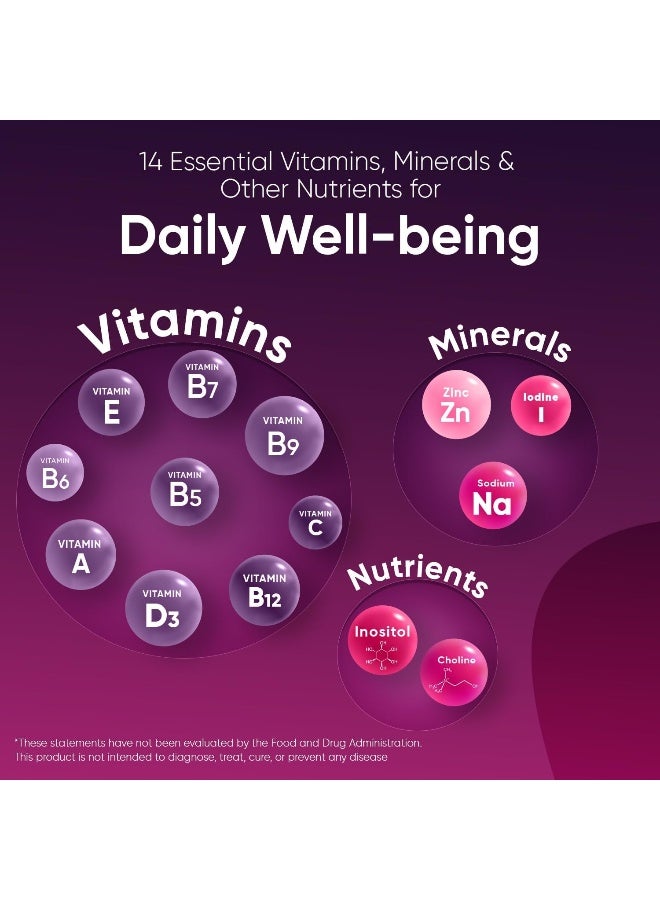 WeightWorld جواهر متعددة الفيتامينات للرجال والنساء - 120 جواهر نباتية متعددة الفيتامينات (إمداد لمدة شهرين) - الفيتامينات والمعادن والعناصر الغذائية الأساسية للرفاهية اليومية - نكهة الفراولة الطبيعية - Image 3