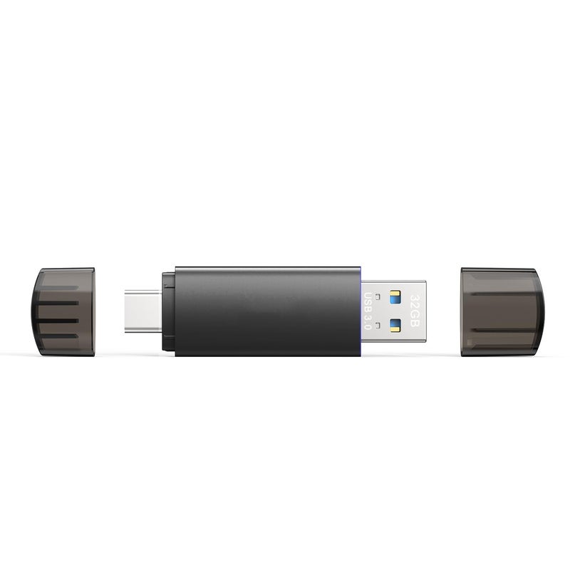 JOIOT 32GB USB C Flash Drive Dual USB 3.0 Flash Drive Type C + USB A Portable Type-C Flash Drive 2-in-1 USB-C Thumb Drive for Smartphone Tablet Computer Mac iPhone 15 (5 Packs) - Image 2