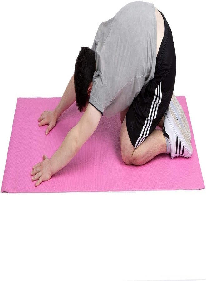 ATHA بساط يوغا مانع للانزلاق من أوردا للرجال والنساء | بساط يوغا ولياقة بدنية سميك للغاية للتمارين الرياضية في الصالات الرياضية وعلى الأرضيات (4 مم - متعدد الألوان) - Image 4