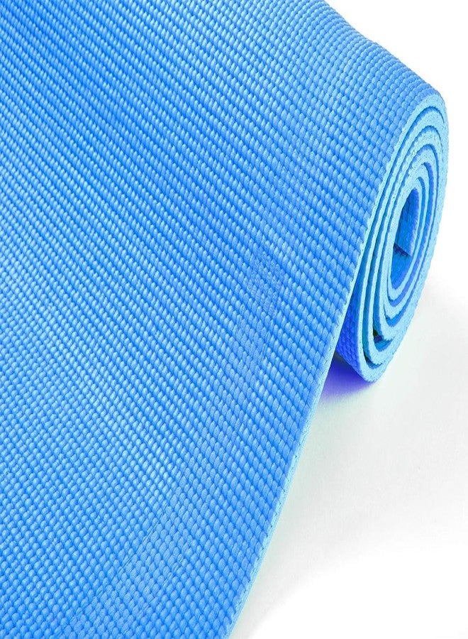 ATHA بساط يوغا مانع للانزلاق من أوردا للرجال والنساء | بساط يوغا ولياقة بدنية سميك للغاية للتمارين الرياضية في الصالات الرياضية وعلى الأرضيات (4 مم - متعدد الألوان) - Image 3