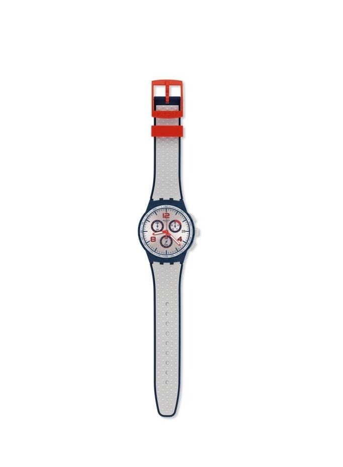 Swatch Unisex Humpy Bumpy Quartz Movement Water Resistant Wrist Watch - 41 Mm - Image 2