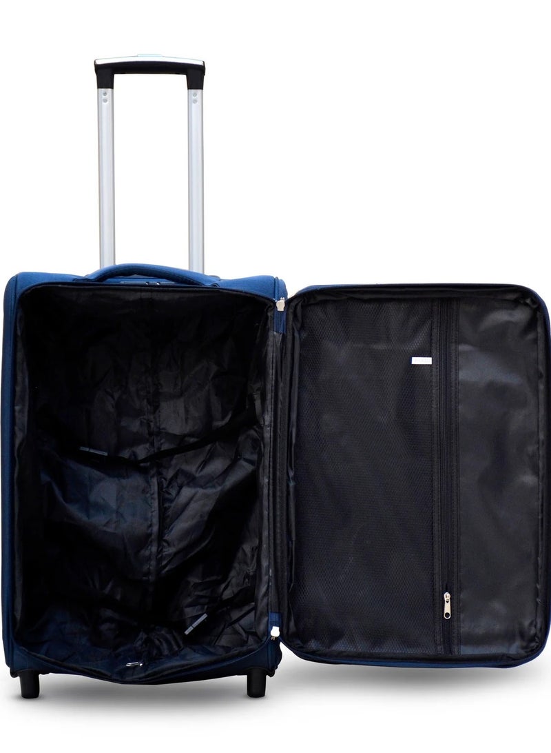 Lucky Power 4-Piece Soft-Side Luggage Sets Lightweight Trolley Bag With 2 Wheels - Image 5