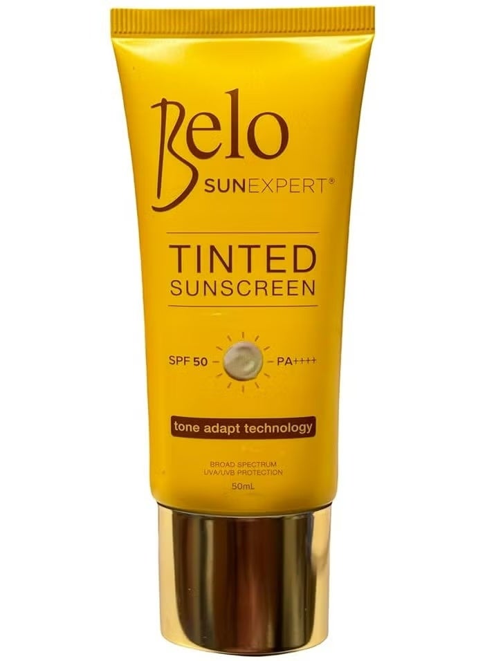 Belo SUN EXPERT Tinted Sunscreen (Color Adapting Technology) 50ml with SPF - Image 1