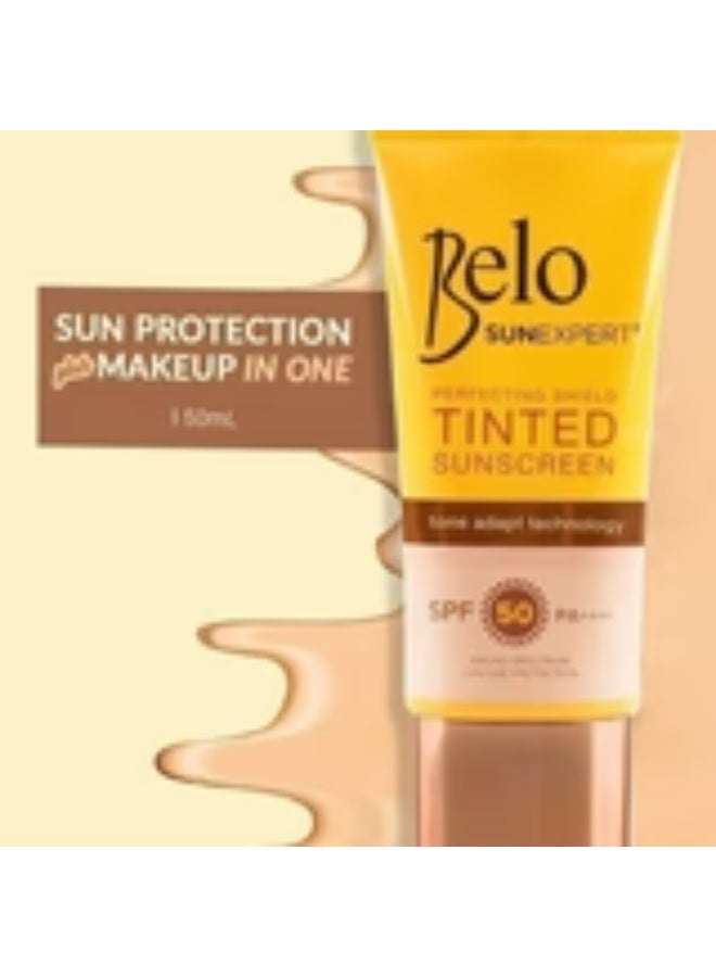 Belo SUN EXPERT Tinted Sunscreen (Color Adapting Technology) 50ml with SPF - Image 4