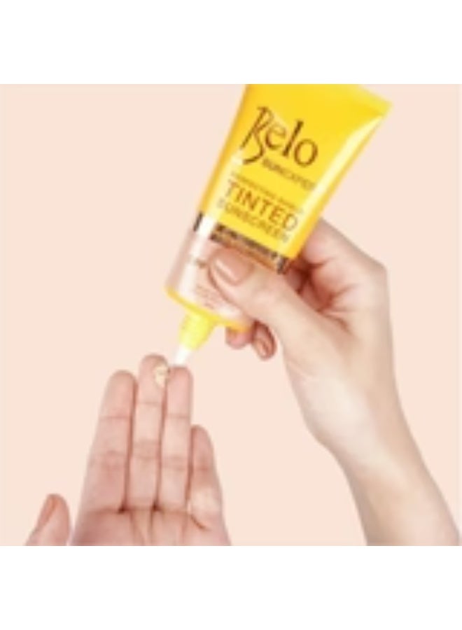 Belo SUN EXPERT Tinted Sunscreen (Color Adapting Technology) 50ml with SPF - Image 2