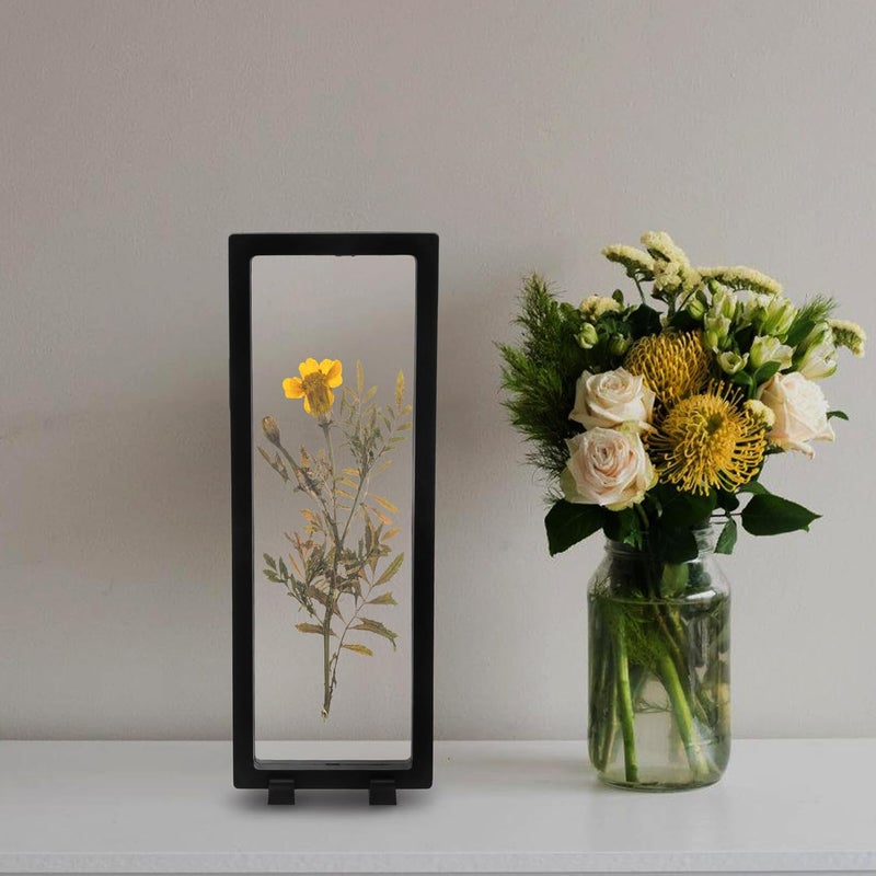DOITOOL Shadow Box Display Frame 30x11 Inch Black Specimen Holder for Insects Butterflies and Plants, Glass Frame for Home Decor and Collector Display - Image 5