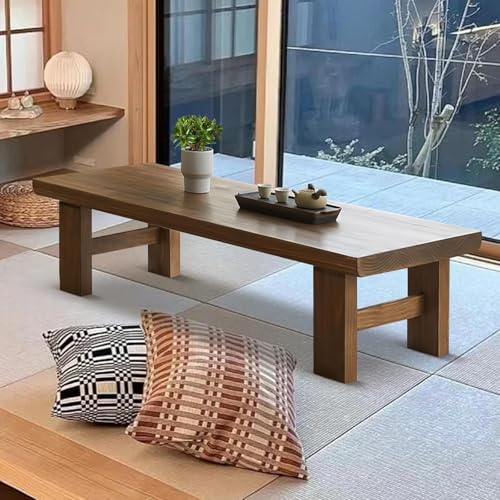 X went Japanese Style Sheesham Wood Coffee Table for Living Room, Dining Room, Bedroom, Kitchen, Office Home Decor Size (60x50x38) - Image 2