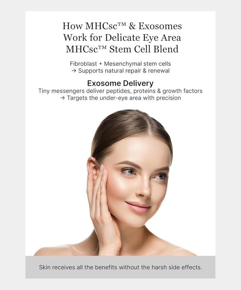 keracell Eye Cream Anti Aging Solution 8in1 Renew Cream with MHCsc Technology Under Eye Cream for Dark Circles Reduces Puffiness Fine Lines Wrinkles With Peptides Cucumber 05 oz - Image 5