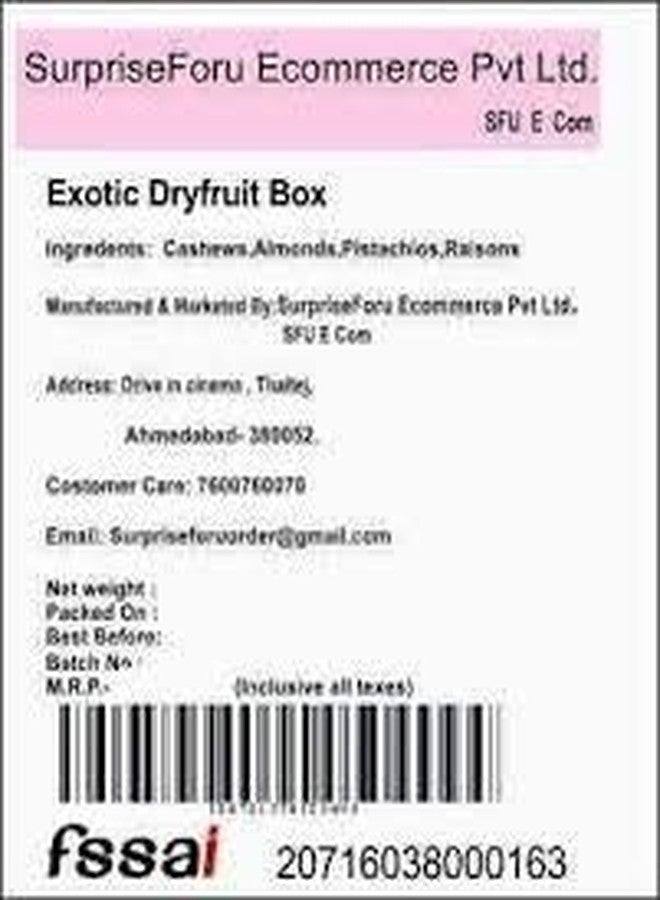 SFU E Com Fresh Dry Fruit with Premium Breifcase Box | Premium Diwali Dry Fruit Gift for Diwali, Christmas, New Year, Holi - Image 2