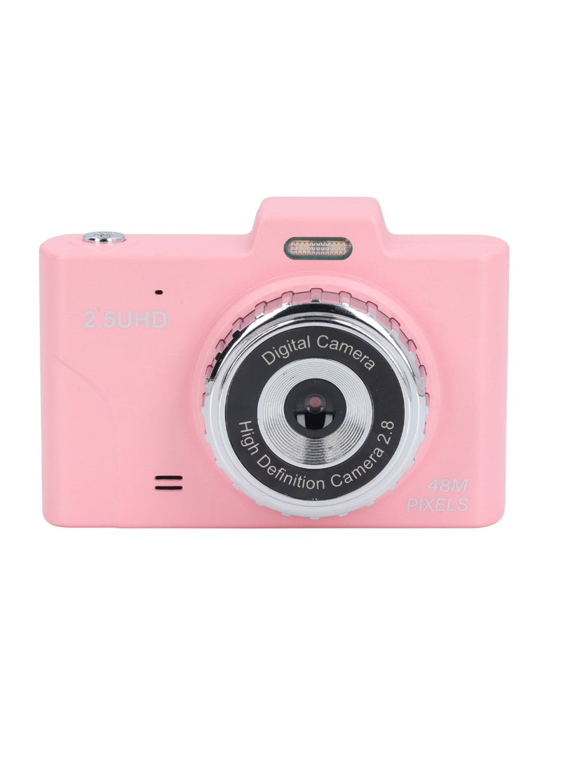 Velaurs Teens Camera 1080P High Definition CCD Dual Lenses Compact Small Vintage Camera with 2.8 Inch Tft Screen Pink  - Image 1