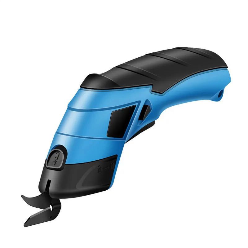 Cordless Scissors 13x7x4 cm Dual-Blade Electric Cutter - Rechargeable Lithium Battery Precision Cutting Tungsten Steel Blue for Arthritis-friendly DIY Projects - Image 5