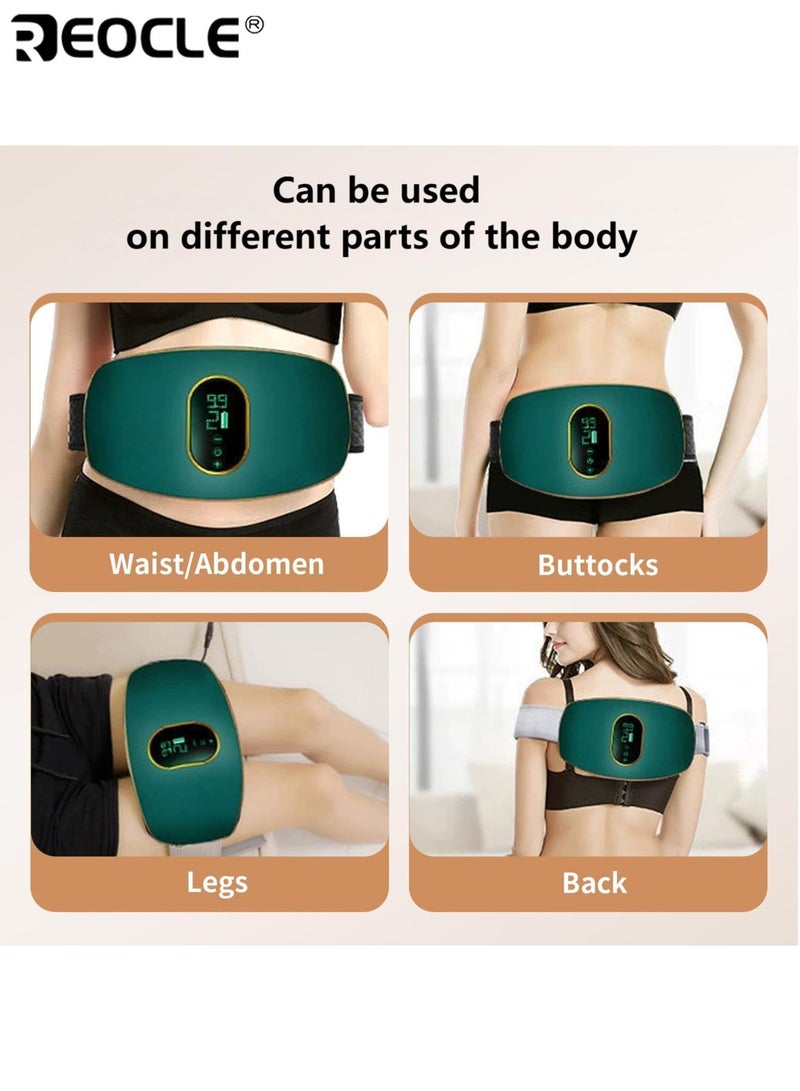 REOCLE Electric Waist Massager with Abdominal Fitness Training Function Portable Full Body Exercise Equipment for Arms Hips Legs and Cervical Spine Relief for Home and Office Use - Image 4
