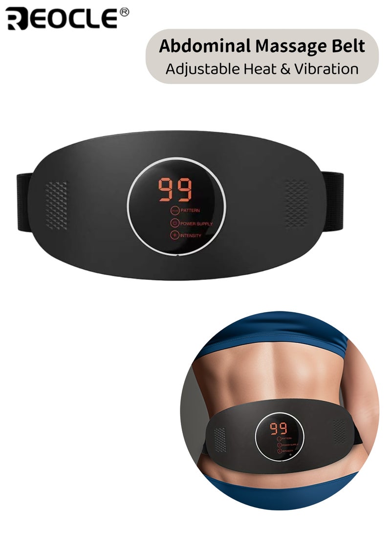 REOCLE Electric Waist Massager with Abdominal Fitness Training Function Portable Full Body Exercise Equipment for Arms Hips Legs and Cervical Spine Relief for Home and Office Use - Image 1