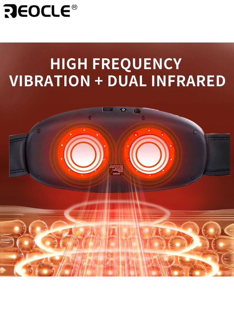 REOCLE Electric Waist Massager with Abdominal Fitness Training Function Portable Full Body Exercise Equipment for Arms Hips Legs and Cervical Spine Relief for Home and Office Use - Image 3